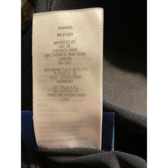 Denim & Co. Beach V Neck Wrap Front Swim Dress Size 14 (202) - Picture 8 of 9